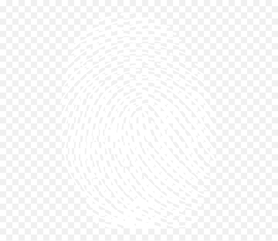 Transparent Fingerprint White Png Image - Finger Print White Png,Finger Print Png