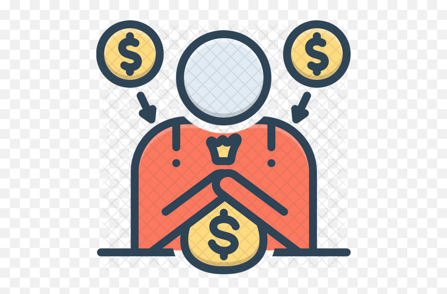 Fundraiser Icon Of Colored Outline - Clip Art Png,Fundraiser Png