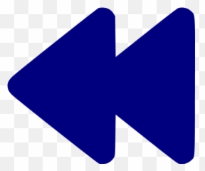 Navy Blue Rewind Icon - Free navy icons Rewind Blue Logo Png