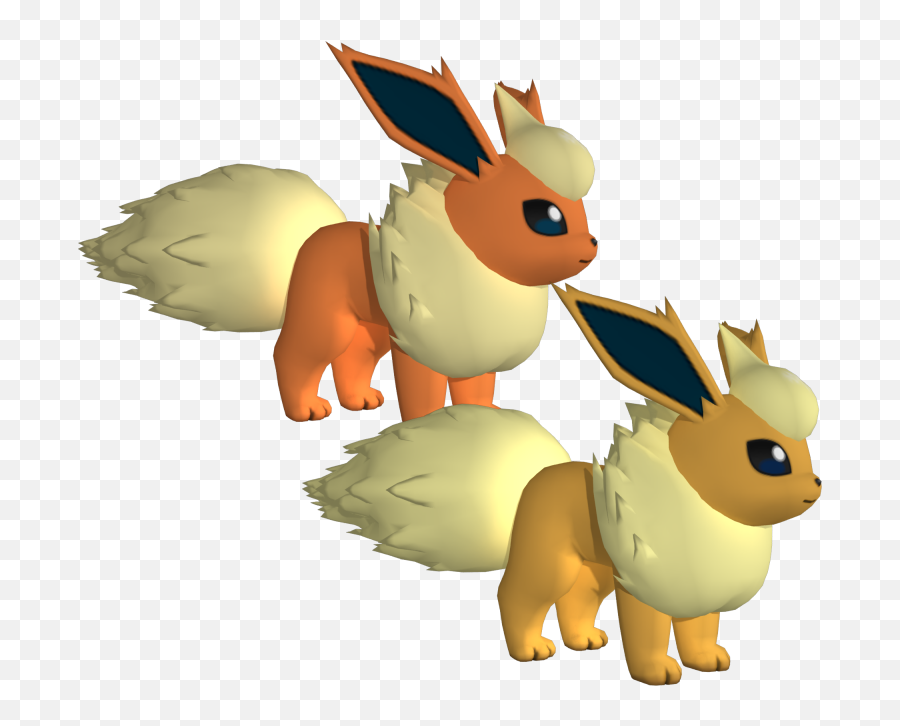 136 Flareon - Pokemon Flareon 3d Model Png,Flareon Png