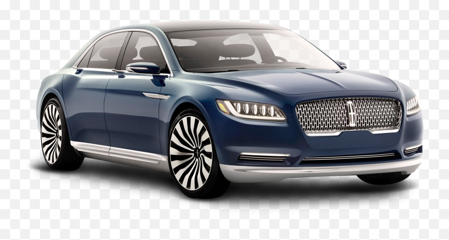 Lincoln Continental Blue Car Png Image - 2015 Lincoln Continental,Lincoln Png
