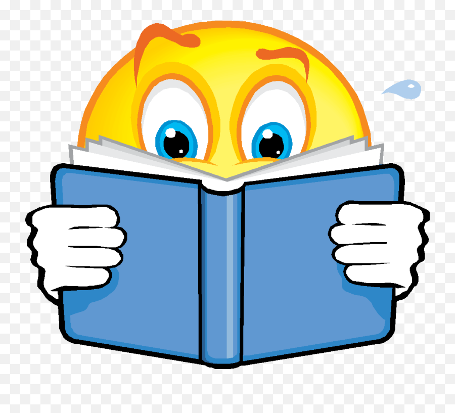 Belladotka Deep Reader Smiley Face Reading A - Treble Emoji Reading A Book Png,Book Emoji Png