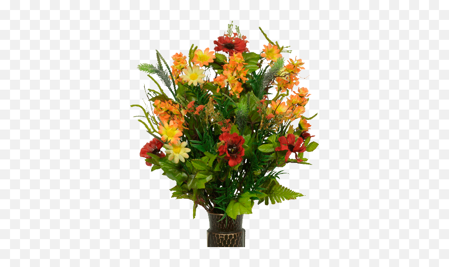 Wild Flower Mix With Lilac U0026 Daisy Red Arrangements - Transparent Church Flower Vases Png,Fall Flowers Png