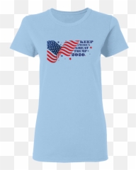 Keep America Great Trump 2020 Ladiesu0027 T - Shirt Png,Trump 2020 Png