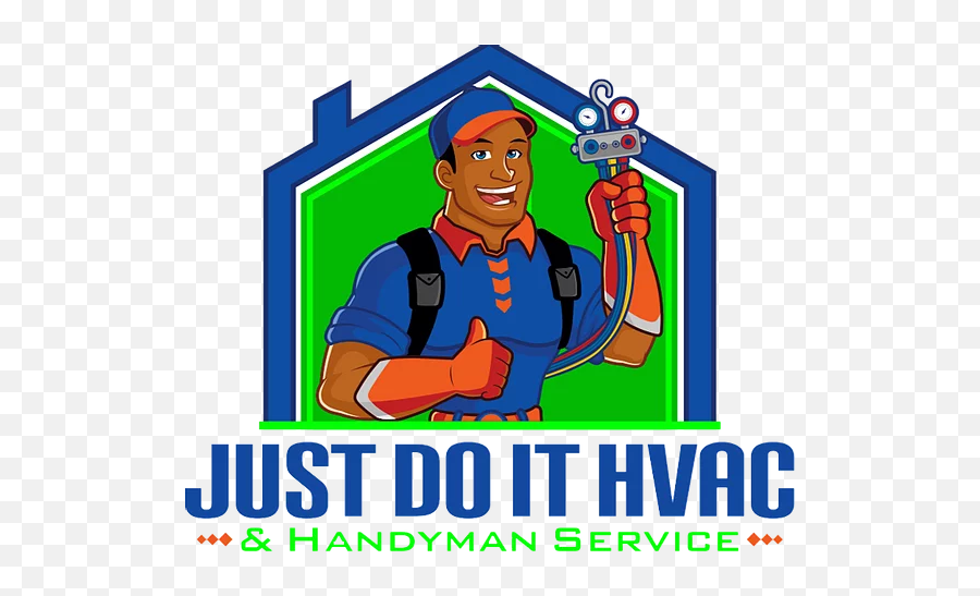 Air Conditioning Just Do It Hvac United States - Cartoon Png,Just Do It Transparent