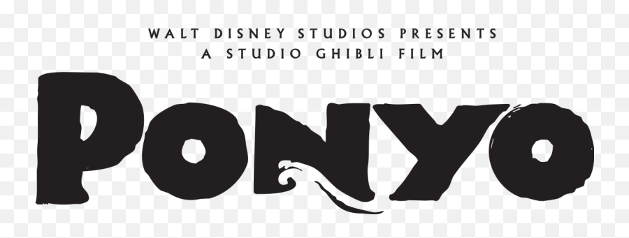 Fileponyo Logosvg - Wikimedia Commons Walt Disney Ponyo Logo Png,Studio Ghibli Png