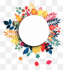 Free Png Floral Frame - Vector Flower