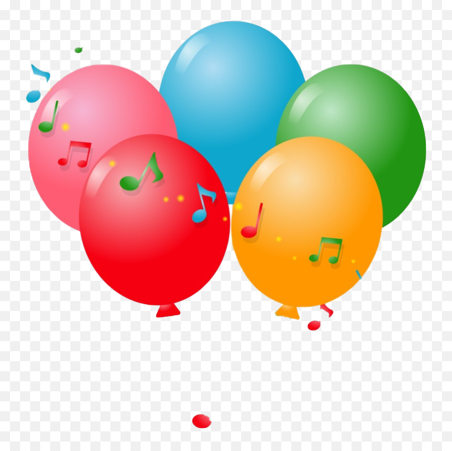 Party Balloons Png Pic Background - Balon Ulang Tahun Png,Party Background Png