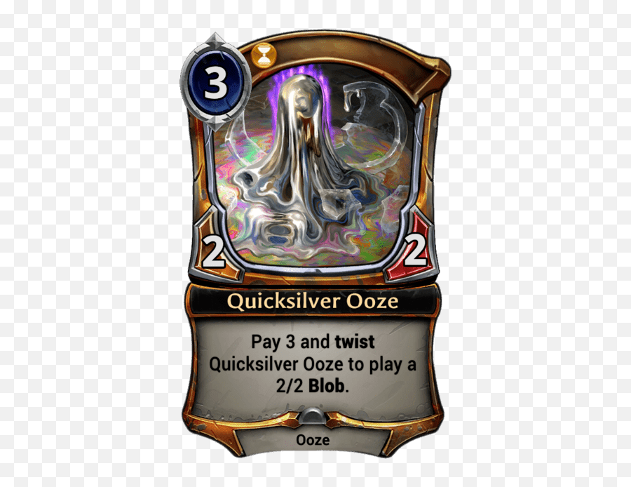 Quicksilver Ooze Eternal Cards Warcry - Infinite Hourglass Png,Quicksilver Png