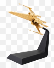 Download Hd X - wing Starfighter Limited Edition 8u201d Gilt Sculpture png