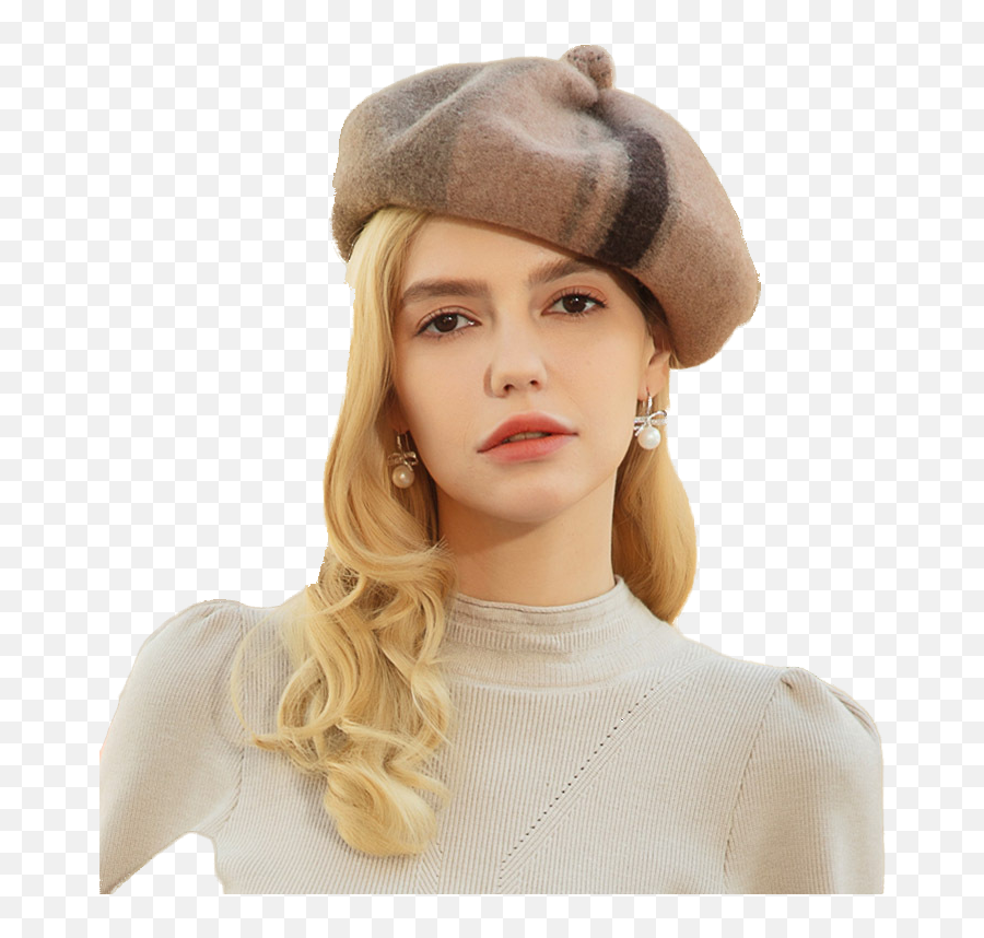 Us 2347 50 Offvintage Wool French Beret Hats Ski Caps Womens Girls Winter Warm Cap Painter Hat Beanie Boinas Para Mujerwomenu0027s Fedoras - Polo Neck Png,Ushanka Png