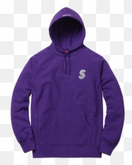 Download Supreme 3m Reflective Logo Hooded Sweatshirt - png