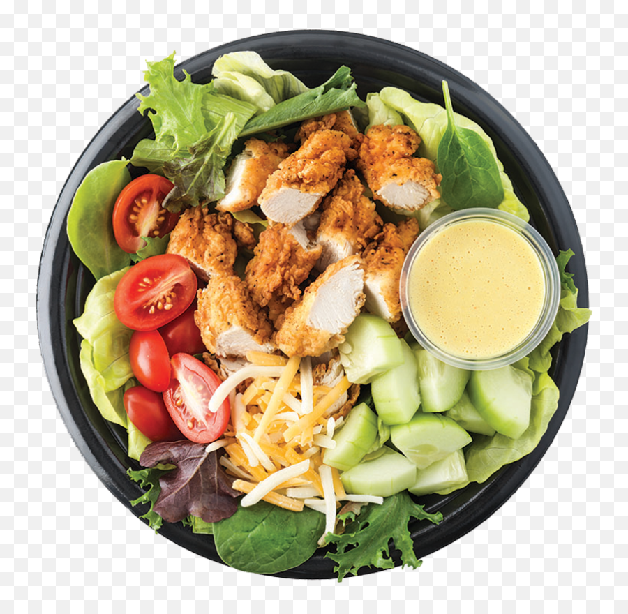 Pdq Crispy Chicken Png Salad Transparent