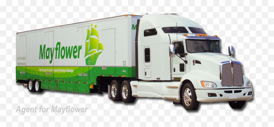 Download Hd Mayflower Moving Truck - Mayflower Truck Png Mayflower Movers,Moving Truck Png