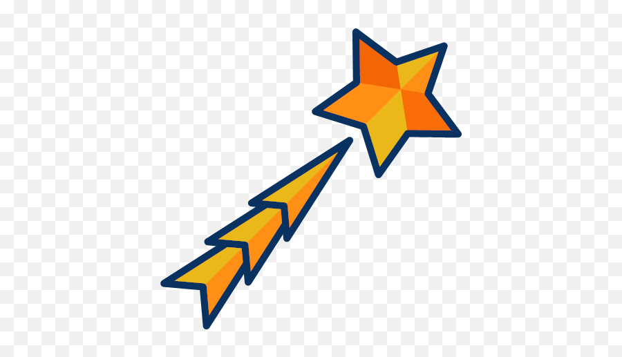 Decoration Shoot Shooting Star Stargaze Icon - Filled Line Png,Shooting Star Transparent Background