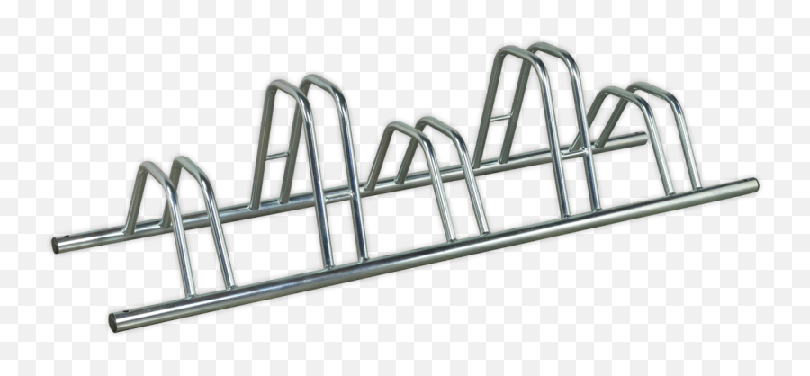 Bicycle Rack 5 Dual Height Clipart - Full Size Bicycle Png,Bike Rack Png