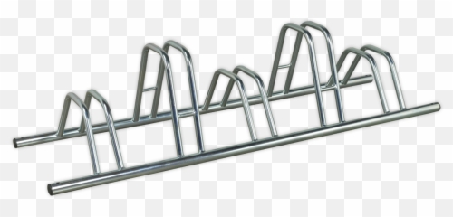 Bicycle Rack 5 Dual Height Clipart - Full Size Bicycle Png,Bike Rack Png