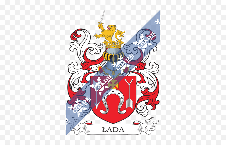 Lada Family Crest Coat Of Arms And - Carr Family Coat Of Arms Png,Lada Logo