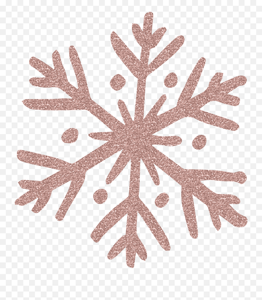 Rose Gold Snowflake Png Image - Rose Gold Snowflake Background,Rose Gold Png