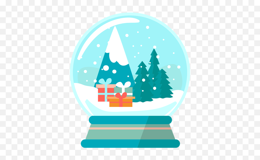 Presents Scene Snow Globe - Transparent Png U0026 Svg Vector File Globo De Nieve Png,Snowglobe Png