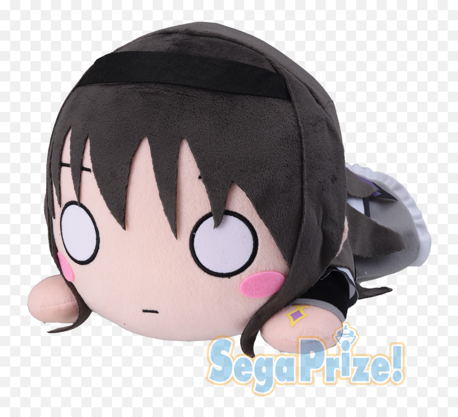 Sega Puella Magi Madoka Magica Homura Akemi Nesoberi Plush - Madoka Homura Plush Png,Madoka Magica Transparent