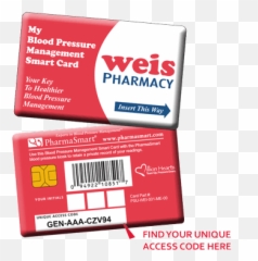 Weis Markets Blood Pressure Tracker - Horizontal png