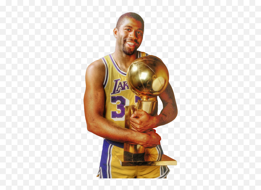 Mj Magicjohnson Magic Sticker - Magic Johnson Larry O Brien Png,Magic Johnson Png