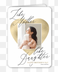 Like Mother Daughter 5x7 Folded Card By Float Paperie Shutterfly - Lovely Png,Shutterfly Png