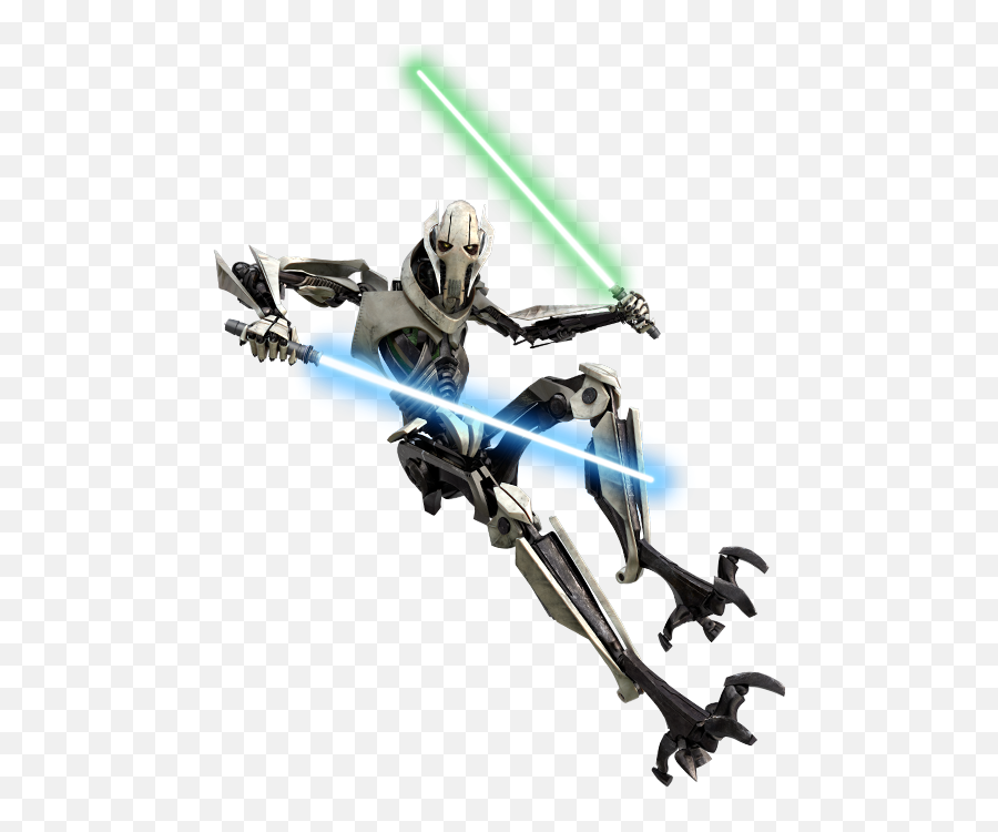 General Grievous Clone Wars Art Star - Star Wars 3 Robot Png,Mace Windu Png