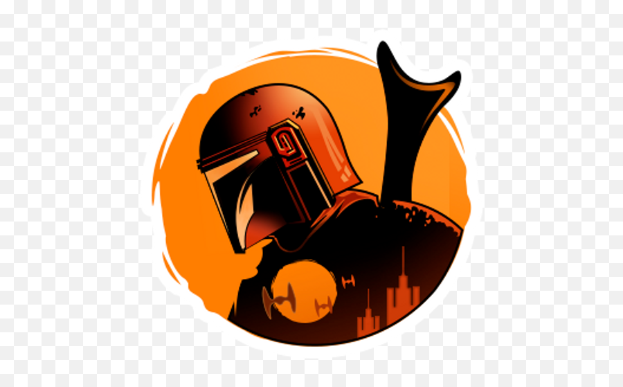 Star Wars The Mandalorian Sticker - Sticker Mania Sticker The Mandalorian Png,Mandalorian Png