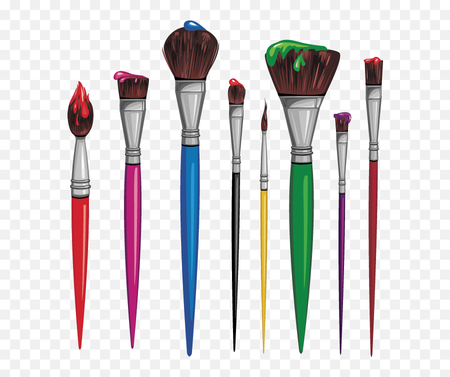 World Of Colors - Paint Brush Vector Download 700x700 Paintbrush Illustration Png,Paint Brush Vector Png