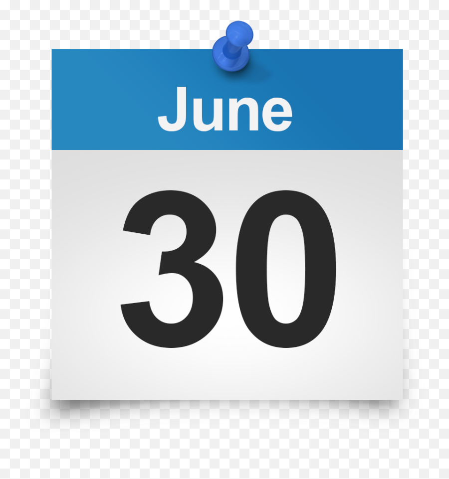 Download June 30 Calendar Icon Png - June Calendar Icon Png,June Png