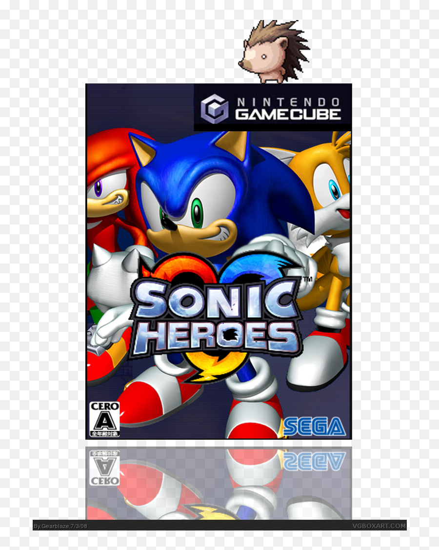 Sonic Heroes Gamecube Box Art Cover - Sonic Heroes Png,Sonic Heroes Logo