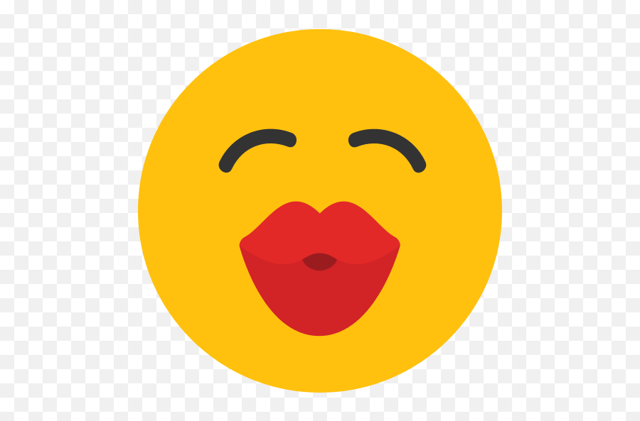Kissing Png Icon - Smiley,Kissing Png