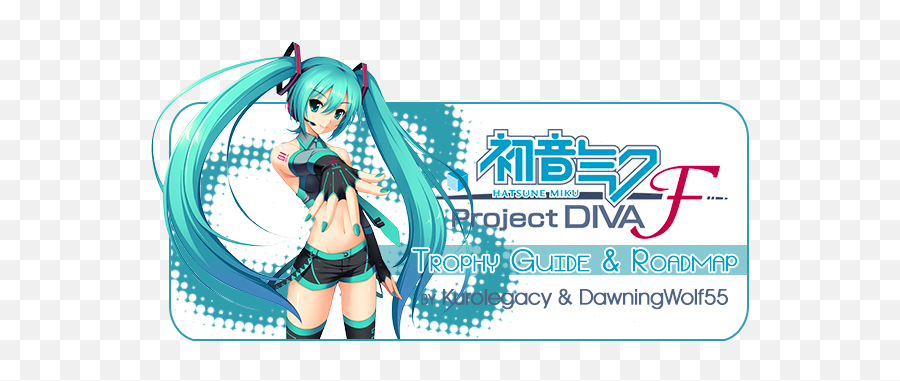 Hatsune Miku Project Diva F Trophy Guide U0026 Roadmap Useu - Hatsune Project Diva F Png,Hatsune Miku Transparent Background