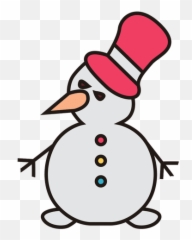 Snowman Cartoon Icon 35 - Dot png
