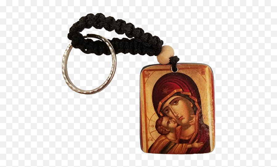 Holy Land Icon Keychain Mary Sweet - Icoane Ortodoxe Icoana Maicii Domnului Png,Keyring Icon