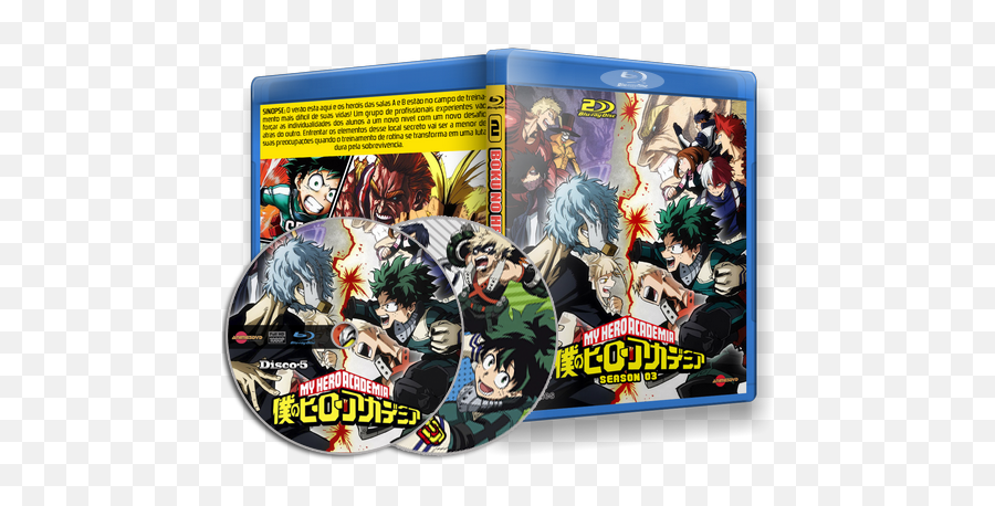 Comprar Anime Boku No Hero Academia Temporada 03 Blu - Ray Boku No Hero Comprar Png,Fullmetal Alchemist Brotherhood Folder Icon