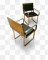 Ply Bak Arm Chair - Lunar Lounge Solid Back png