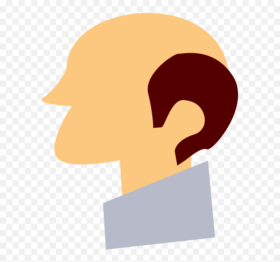 Bald Man Icon - Openclipart Hair Design Png,Men Icon