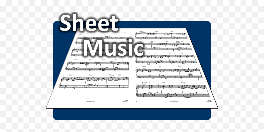 Sheet Music U2013 Joyce - Horizontal Png,Music Notes Icon For Facebook