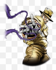 Sr Joseph Joestar Stand Flowing With Hamon - JoJoSS Wiki png