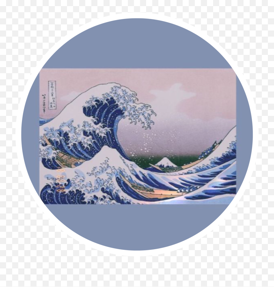 Image Sea Aesthetic Icon 294172118020201 By Les - Beanrobin Great Wave Png,Tik Tok Icon Aesthetic