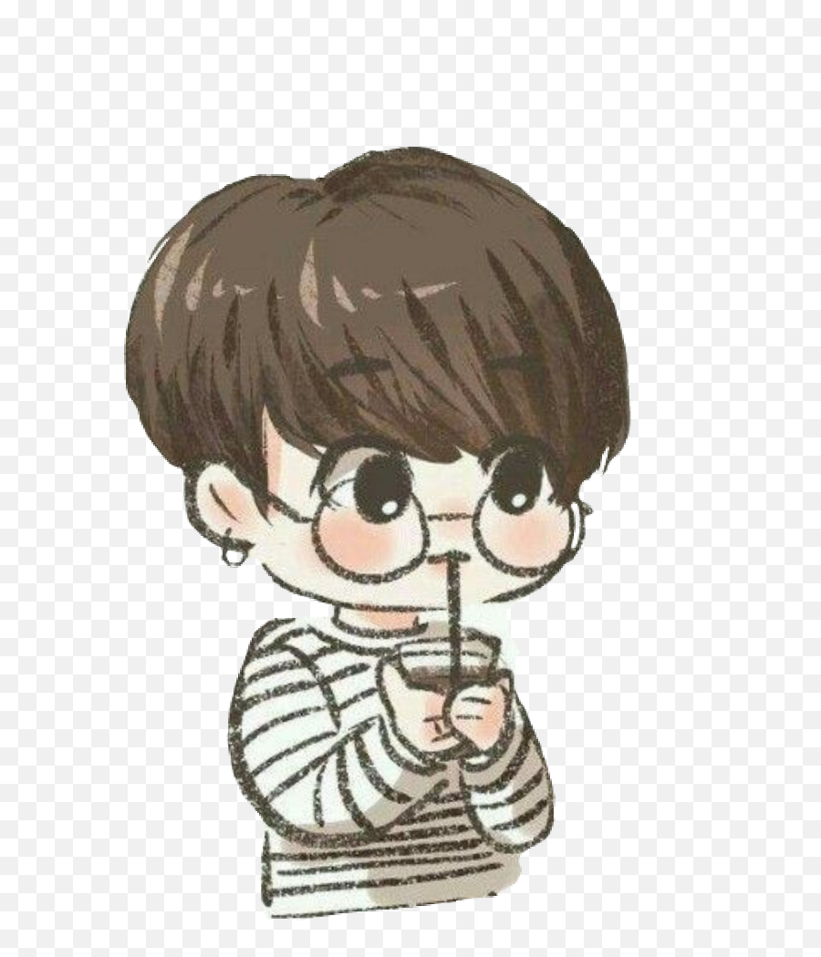 Bts Cartoon Drawing Jungkook - Cute Easy Bts Drawings Png,Jungkook Png