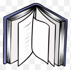 Open Book Clipart - Standing Drawing png