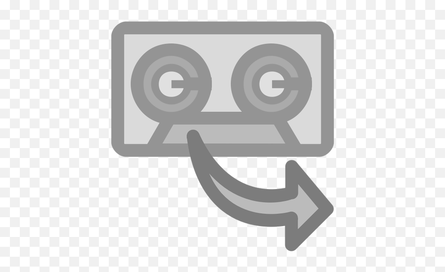 Restore From Tape Vector Icon Public Domain Vectors - Cassette Tape Png,Voicemail Icon