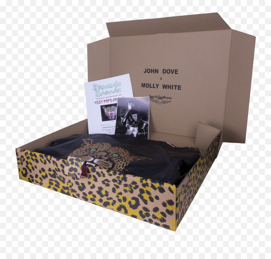 Iggy Popu0027s Jacket - Cardboard Box Png,Icon Leopard Print Helmet