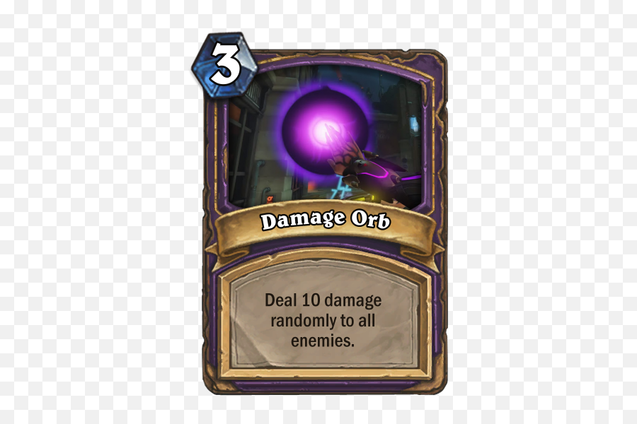 Overwatch Classic Cards - Warlock Fan Creations Best Custom Hearthstone Cards Png,O.r.b Game Icon Png
