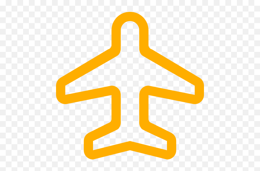 Yellow Airplane Travel Symbol Png - Png Mundo Aviao Icone Amarelo,Jet Icon Png