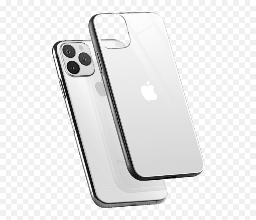 Leke Iphone 11 Series Led Light Apple Logo Glass Back Case - Iphone 11 Glass Case Png,Black Apple Logo